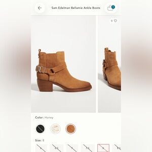 Sam Edelman Bellamie Ankle Boots